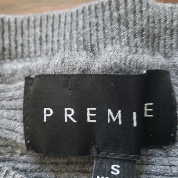 Gray Crop Sweater - Picture 2 of 4